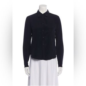 Rag & Bone Silk Button Down Top